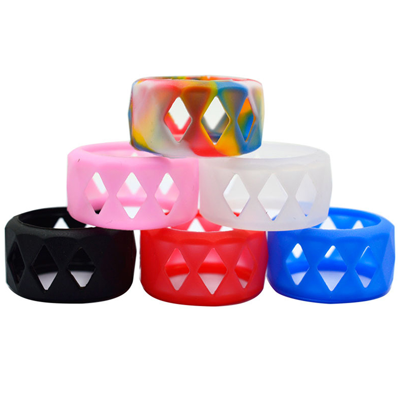 หลอดแก้วกันกระแทกปลอกหุ้มป้องก - Vape Band Silicone บทวิจารณ์และราคา